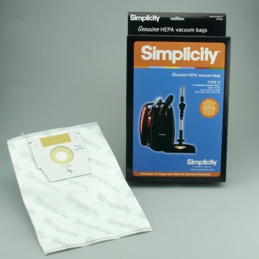 Simplicity HEPA Type H Vacuum Bags SHH-6