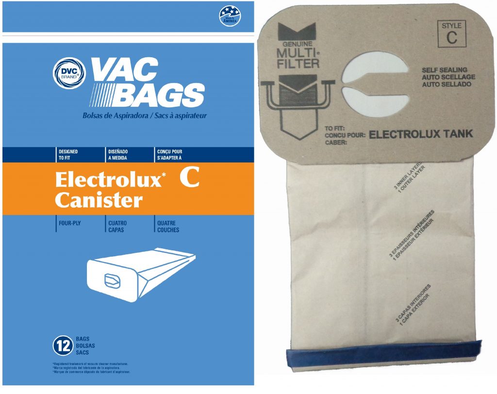 Electrolux Canister Vacuum Bags 12 Pack Kirkwood's Sweeper Shop