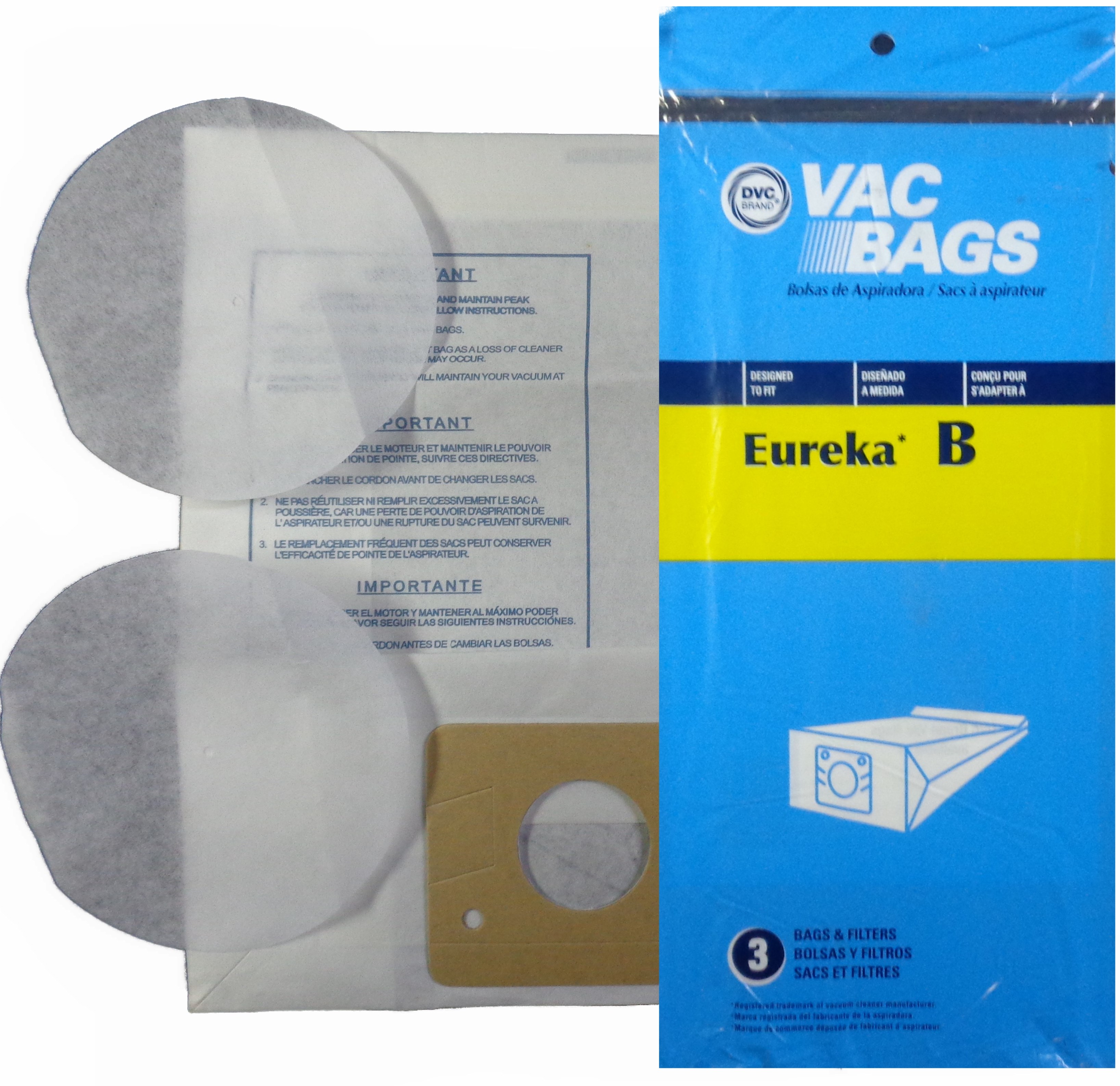 Eureka Style B Vacuum Bags - Kirkwood's Sweeper Shop