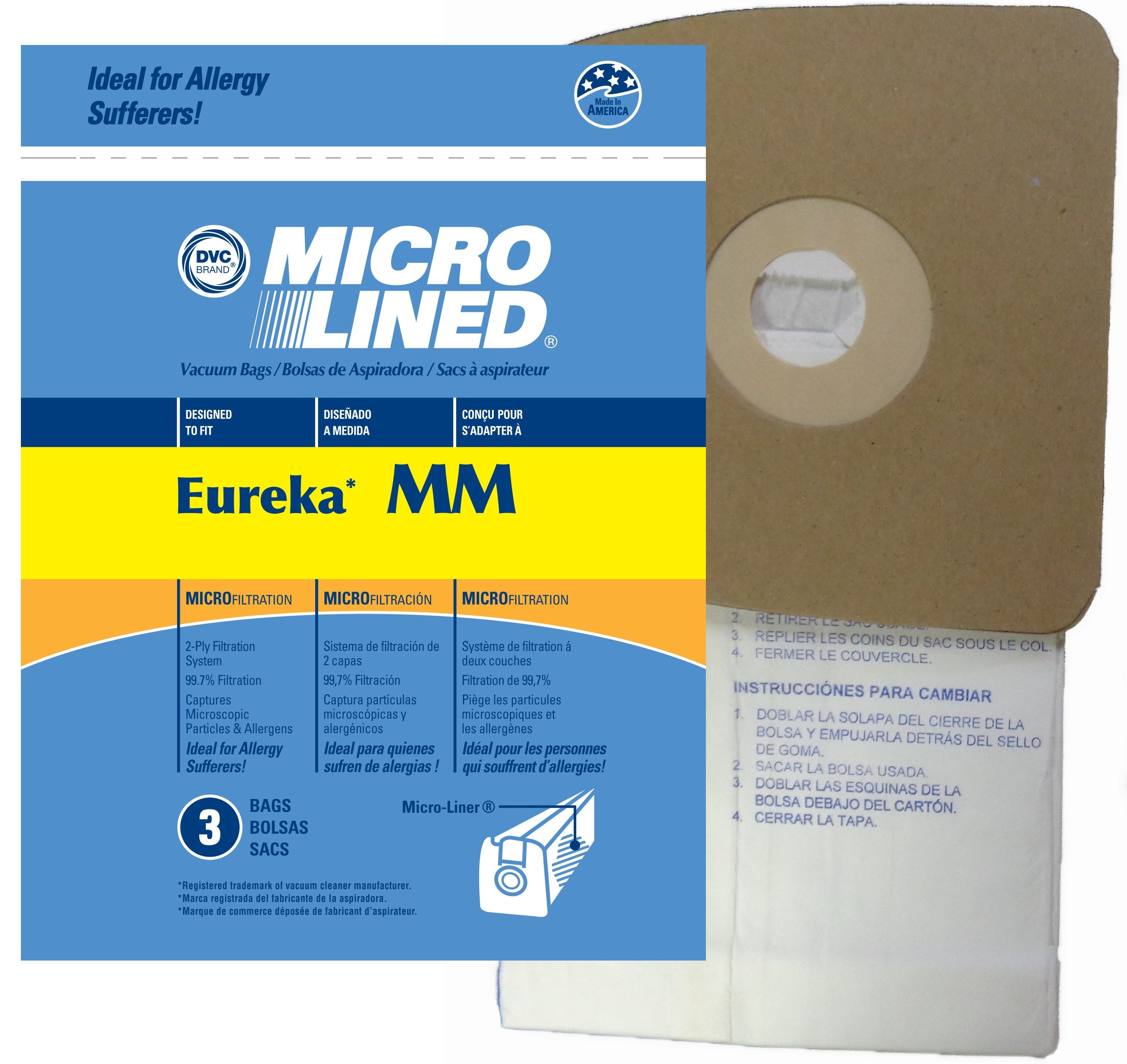 Eureka Style MM Vacuum Bags Kirkwood's Sweeper Shop