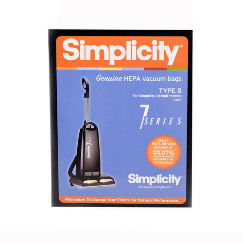 Simplicity HEPA Type B Vacuum Bags 7 Series SBH-6 - Kirkwood's Sweeper Shop